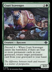 (2x FOIL) COATI SCAVENGER - Ixalan – MTG Magic the Gathering Card - Picture 1 of 5