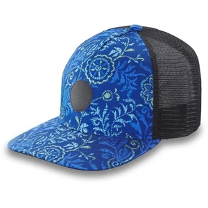 Dakine Shoreline Trucker Hat Snapback Cap Women's Ornamental Deep Blue Print New - Picture 1 of 1
