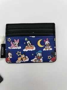 Tarjetero Loungefly Disney Mickey Mouse y sus amigos bebés nuevo con etiquetas - Imagen 1 de 6