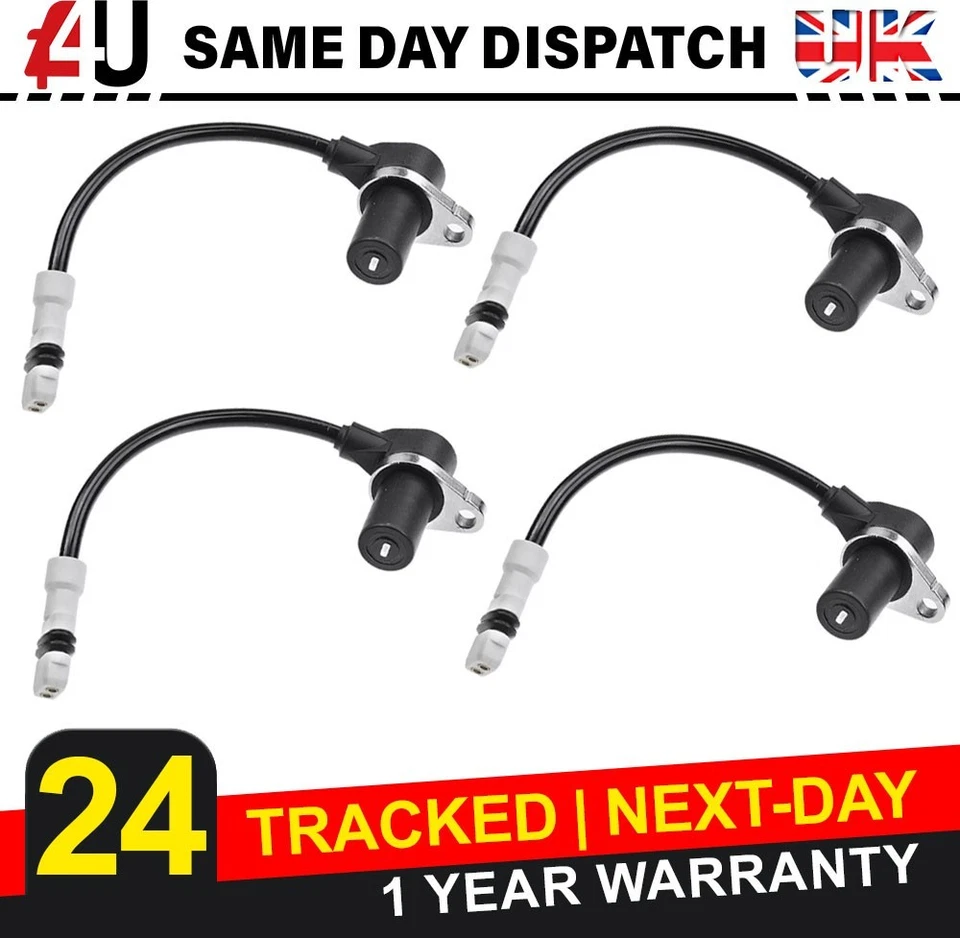 ABS SPEED SENSOR FOR  PORSCHE 911 996 BOXSTER 986 FRONT & REAR 99660640600 4X - Image 1 of 4