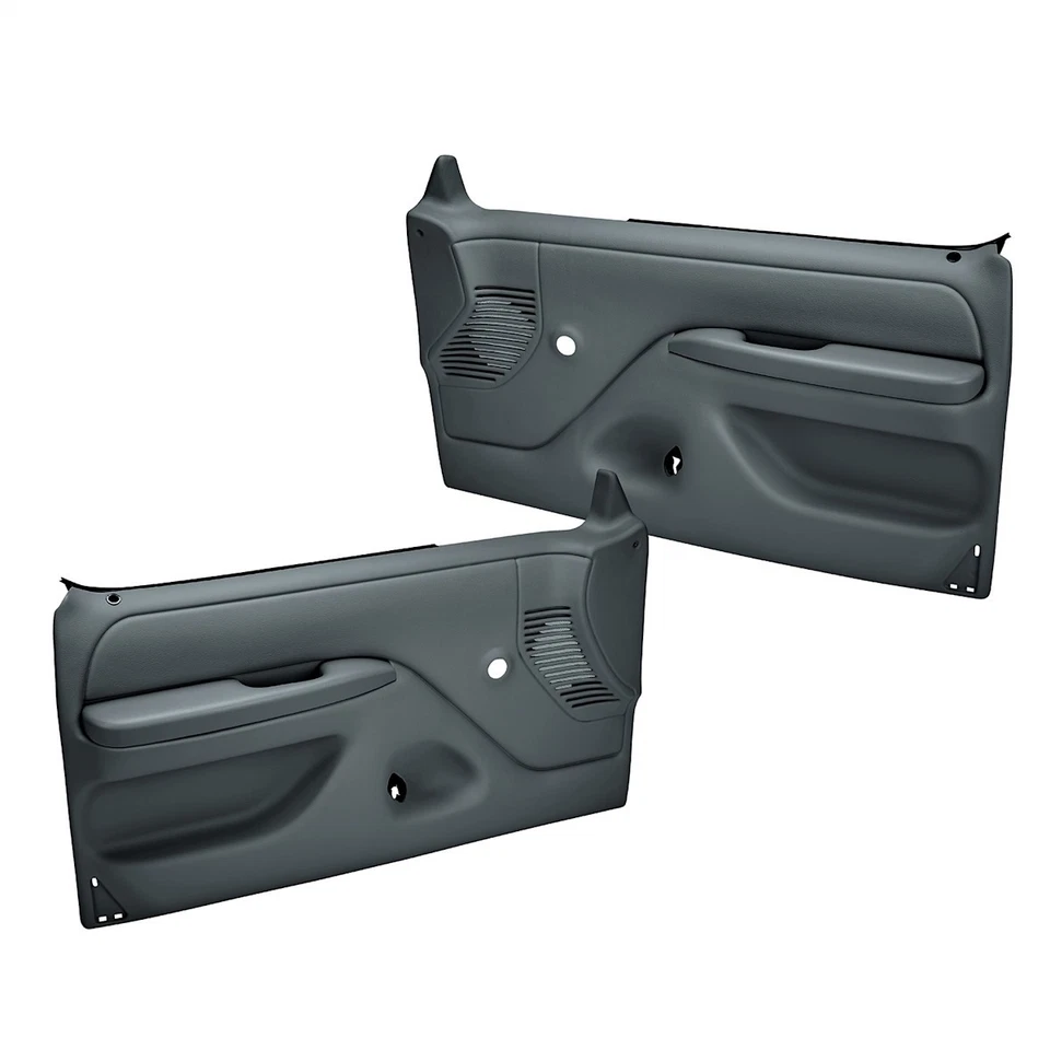 12-92N-SGR Coverlay Door Trim Panels Set of 2 Front Driver & Passenger Side Pair Foto 1 de 4