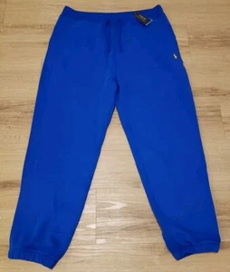 Pantalones deportivos Polo Ralph Lauren azul real polar con puños M Classics 2 para hombre talla L - Imagen 1 de 8