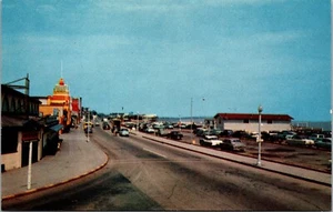 Vintage Nantasket Beach Massachusetts MA Boulevard Straßenansicht 1950er Postkarte - Bild 1 von 2