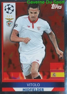 SEV3 VITOLO ESPANA SEVILLA FC STICKER CHAMPIONS LEAGUE 2017 TOPPS - Picture 1 of 1