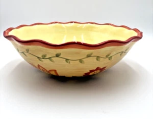 Pfaltzgraff Napoli große 13" Pastaschale Servierschale handbemalt floral - Bild 1 von 8