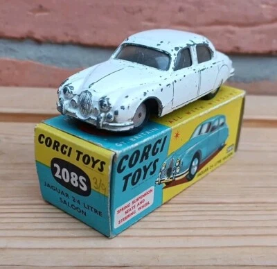 CORGI TOYS NO.208S JAGUAR 2-4 SALOON (Original/Boxed) - Image 1 of 4