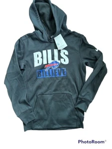 Buffalo Bills Nike Hoodie Pullover Hooded Mens Size Small NFL Team Apparel B1 - Picture 1 of 2