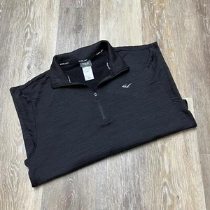 Camisa Pullover "NUEVA" EVERLAST Performance 1/4 Cremallera Negra Ropa Activa Para Hombre Mediana - Imagen 1 de 9