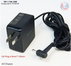 US 33W Power Adapter Charger for E410 E410M E410MA X540 X540M X543 X543M X543MA - Foto 1 di 6