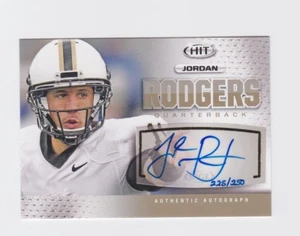 2013 SAGE HIT Autographs Gold #A31 Jordan Rodgers /250 Auto Vanderbilt - Bild 1 von 2