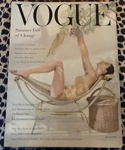 Vogue 1955-Joyce Cary-Raymond Loewy-Claude Monet-Liberman-Weegee-William Haley - Picture 1 of 19
