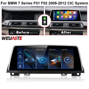 Linux Screen 10.25'' Car Radio Video For BMW 7 Series F01 F02 2009-12 CIC System - Foto 1 di 12
