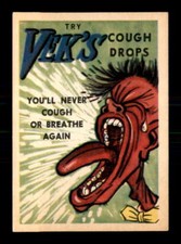 1960 Leaf Foney Ads #42 Vek s Cough Drops   EX+ X2605069