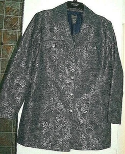 CHICO'S SMOKEY SHINE DULCI JACKE NEU MIT ETIKETT $ 69 CHICOS 1 S/M - Bild 1 von 2