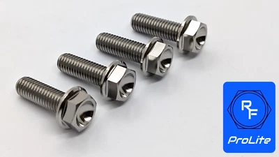 Honda Hornet 600 Titanium front brake caliper bolt kit 07 on Ti caliper mounts - Image 1 of 4