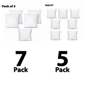 Extra Deep Filed 16''18''20''Cushion Pads Inserts Fillers Scatters Pack of 5 & 7 - Picture 1 of 15