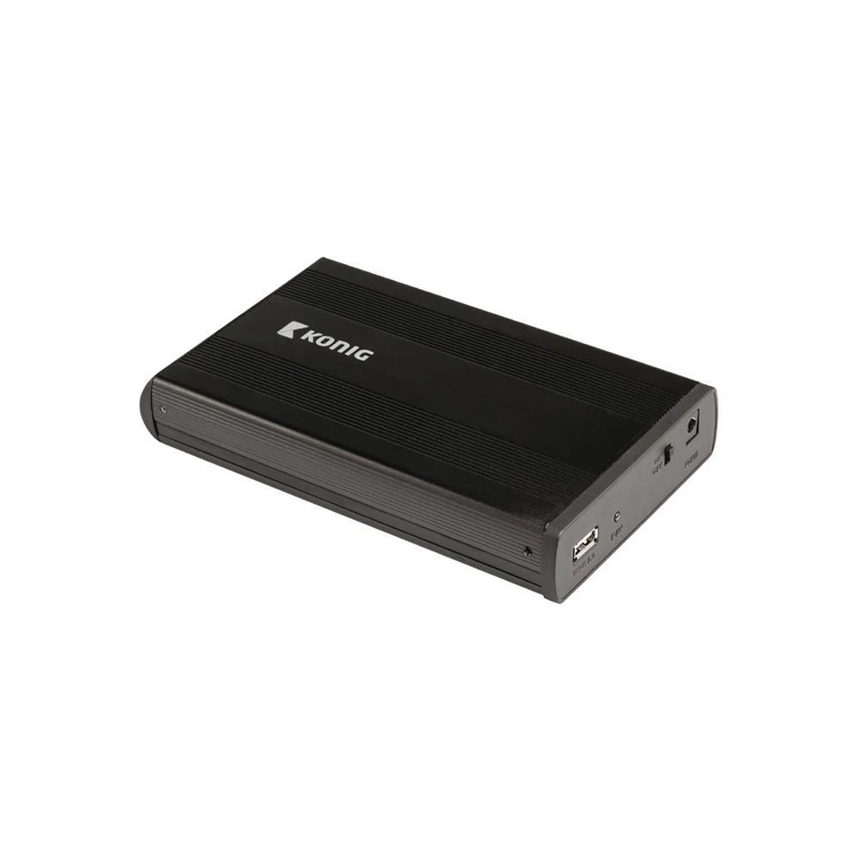 BOX ESTERNO USB 2.0 ALIMENTATO PER HDD DISCHI RIGIDI IDE 3.5" COLORE NERO - Immagine 1 di 1