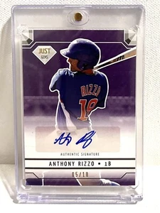 2011 Just Gems 5/10 Anthony Rizzo Purple Rookie - Picture 1 of 2