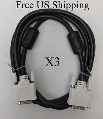 StarTech Dual Link Cable M/MDVIDDMM6 6 ft DVI-D Set of 3 - Image 1 of 3