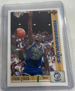 Tyrone Corbin 1991-92 Upper Deck Basketball card #322 Minnesota Timberwolves - Picture 1 of 2