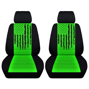Fundas de asiento delanteras para Honda CR-V SUV 1997 a 2001 asiento con canastilla bandera andrajosa - Imagen 1 de 8