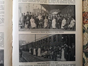 RK 1916 semana 15 Cadagua Túnez Monastir Turquía Constantinopla Viena Ostbahnhof - Imagen 1 de 9