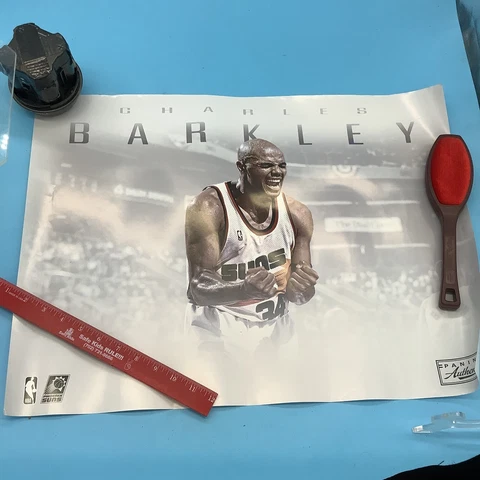 Charles Barkley NBA Panini Authentic 24"x18" Dealer Promotional Poster Lot Cover