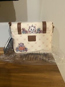 Loungefly Disney Cats Floral Crossbody Bag NEW WITH TAGS !