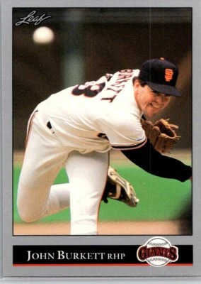 1992 Leaf #179 John Burkett - Image 1 of 2