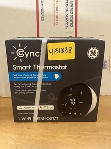 Termostato inteligente Wi-Fi programable Cync by GE con pantalla táctil - TOTALMENTE NUEVO - Imagen 1 de 6