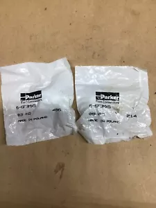 Parker 6-6F3MXS 37° Flare, Tube x BSPT Fitting *Lot of 2* #4007J112 - Picture 1 of 4