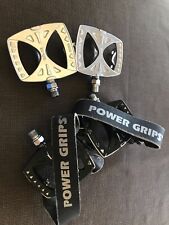 Power Grips High  Pedals MKS   GR-10  JAPAN 2 sets one with straps.