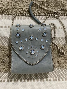 LEATHEROCK Rare Small Sequined Crossbody Bag - Picture 1 of 8