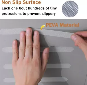Non Slip Shower Safety Adhesive Strips Treads Bathroom Floor Tub Stairs 30Pcs - Picture 1 of 8
