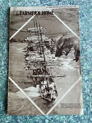 The Farmer's Home Magazine 1936 May 4 Herzogin Cecilie On The Rocks Cover Photo - Image 1 of 3