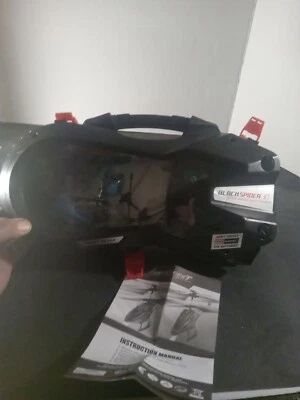 Black Spider-XT Tactical Wireless Helicopter Remote Control Blue (Parts Only) - Image 1 of 4