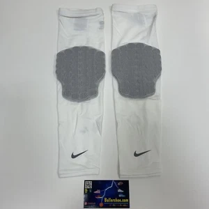 Nike Pro Combat Dri-Fit Padded Arm Sleeves ALL SIZES 372327-100 - Picture 1 of 2