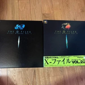 X-files 1st Season vol1 vol2 Laserdisc LD 11 discs with Leaflet David Duchovny - Picture 1 of 8