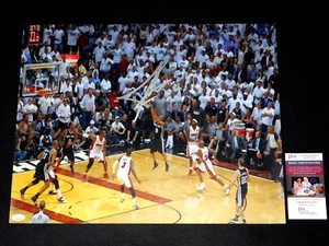 TONY PARKER SAN ANTONIO SPURS NBA HOF FOTO FIRMADA 16X20 FINALES DE NBA ¡Certificado de autenticidad JSA!¡! - Imagen 1 de 1