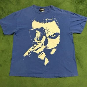 The Hundreds x Batman The Dark Knight Movie T-Shirt Joker Blue Mens Size XL Film - Picture 1 of 9
