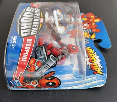 NRFB Marvel Super Hero Squad 2010 DEADPOOL & TASKMASTER Action Figures Toys - Image 1 of 4