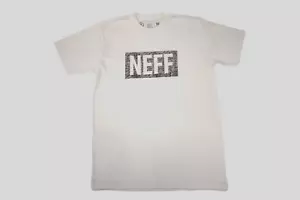 Neff Mens New World Tee White Shirt New Medium - Picture 1 of 6