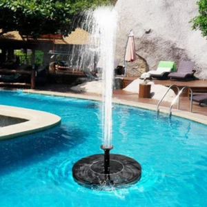 1.4W Fuente Flotante Bomba De Agua Energía Solar Para Estanque De Jardín Piscina - Picture 1 of 17