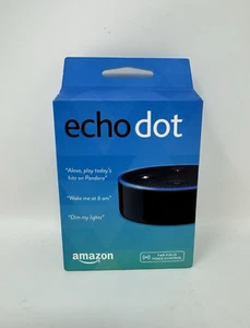 Amazon Echo Dot - 2nd Generation - Smart Speaker - Alexa Enabled - Black BB - Picture 1 of 5