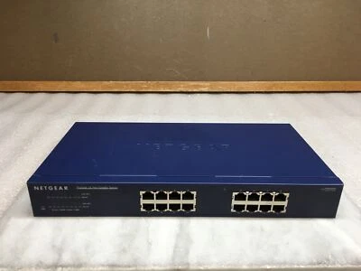 Netgear ProSafe 16-Port Gigabit Ethernet Switch JGS516 v2 UNT ONLY FREE SHIPPING - Image 1 of 4