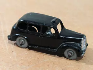 Vintage Budgie Models NO 13 Austin Taxi Cab Black Die Cast toy Made in UK - EXC! - Picture 1 of 5