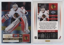 2011-12 Panini Playoff Contenders Gold /100 Corey Crawford #50