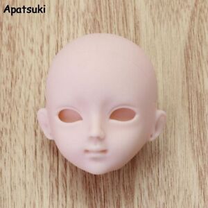 Soft Plastic Practice Makeup DIY Girl Doll Head For 11.5" Doll Head For 1/6 BJD