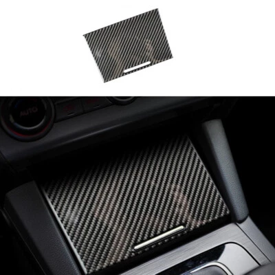 Carbon Fiber Center Console Storage Box Cover Trim For Subaru Outback 2015-2019 Foto 1 de 4
