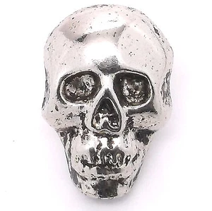 Skull Head Concho Snap Set Antique Nickel 1" 1265-79 by Stecksstore - Picture 1 of 2
